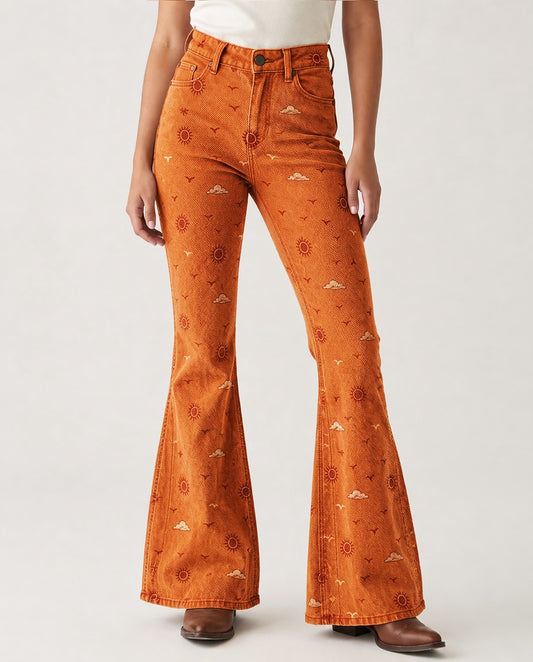 Sunset Ridge RB-BOT04 – Front View – Riley – Burnt Orange