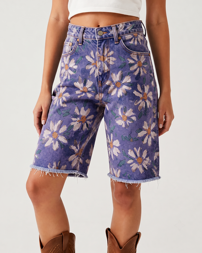Daisy Desert Purple RB-BOT08 – Front View – Riley – Purple Wash