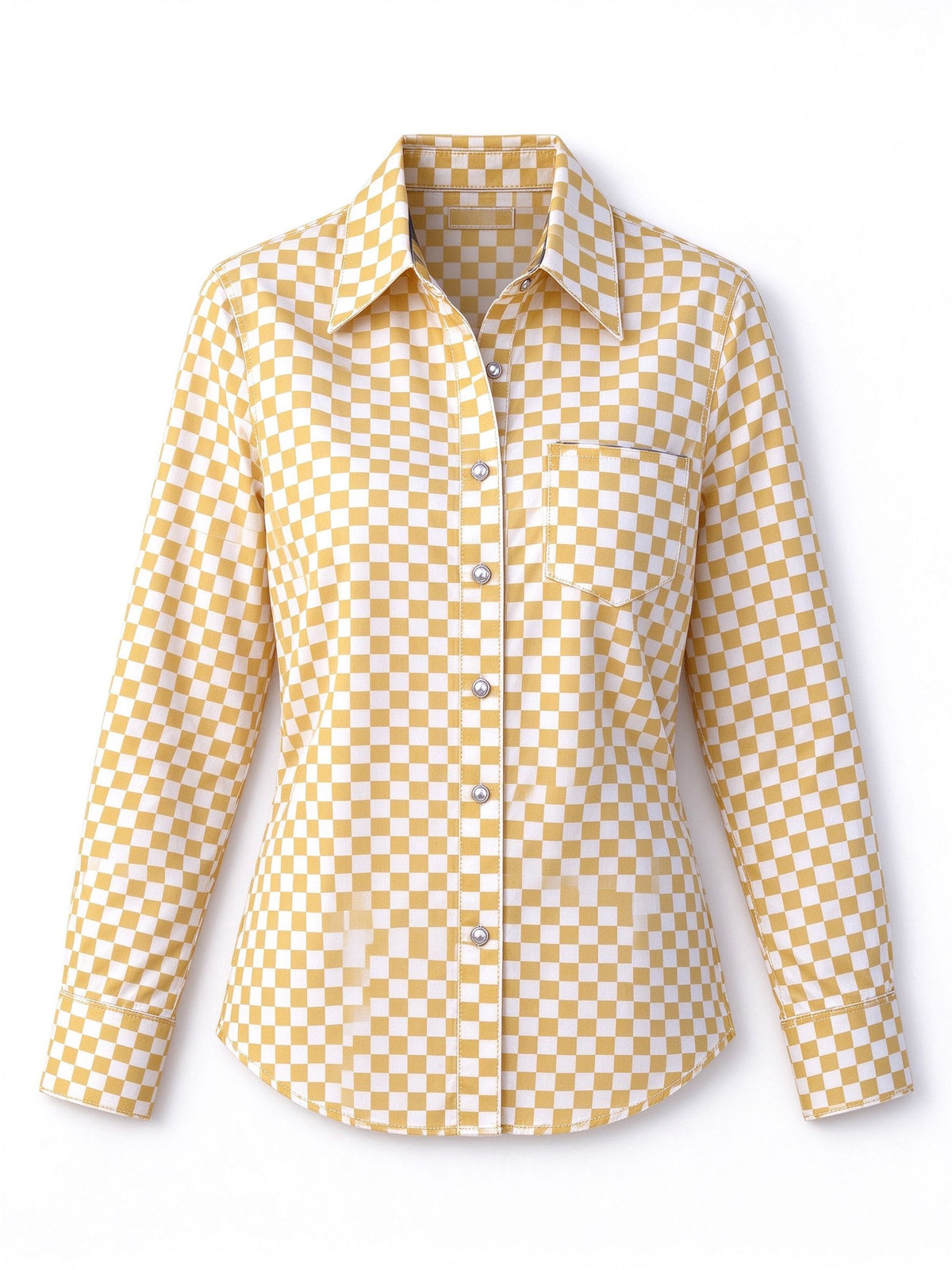 Prairie Check Long Sleeve Denim Shirt