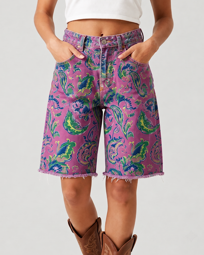 Paisley Prairie Purple RB-BOT08 – Front View – Riley – Purple