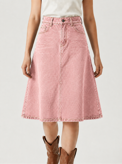 Prairie Bloom RB-SKT03 – Front View – Riley – Pink