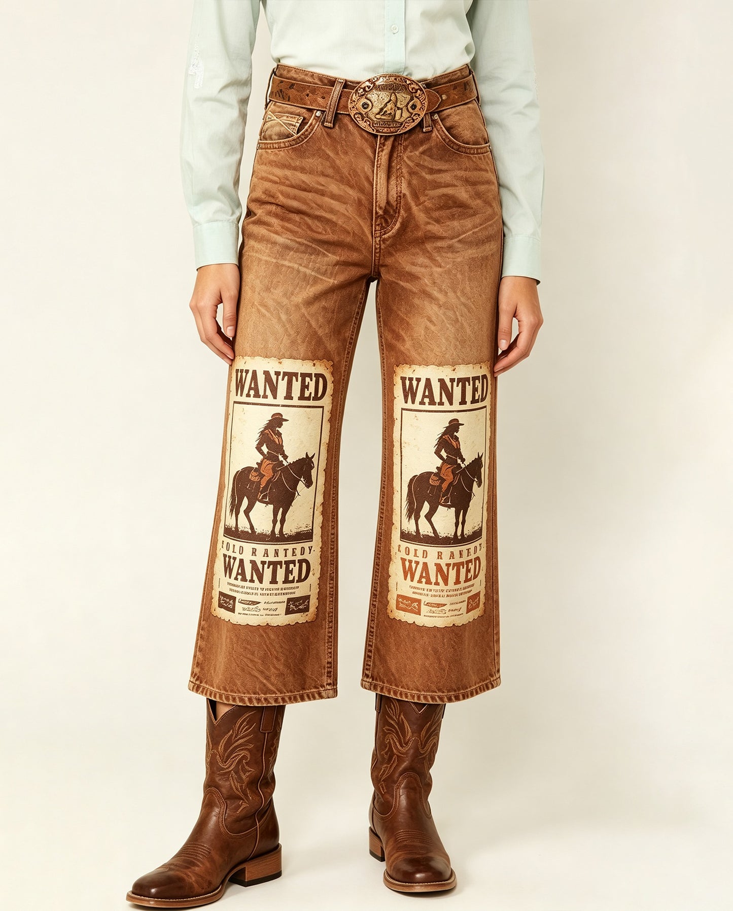 Wanted Outlaw RB-BOT24 – Front View – Riley – brown