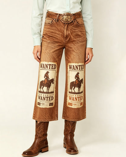 Wanted Outlaw RB-BOT24 – Front View – Riley – brown