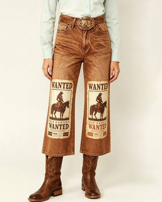 Wanted Outlaw RB-BOT24 – Front View – Riley – brown