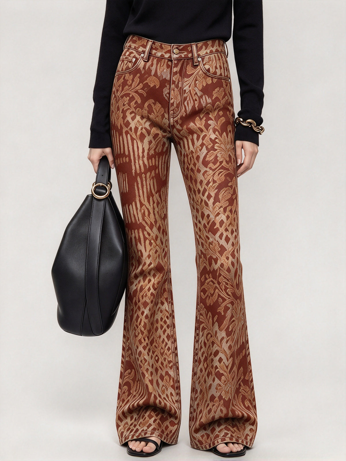 Mesa Ridge Aztec Flare Jeans
