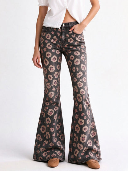 Prairie Rose Bloom 067 Flare Jeans