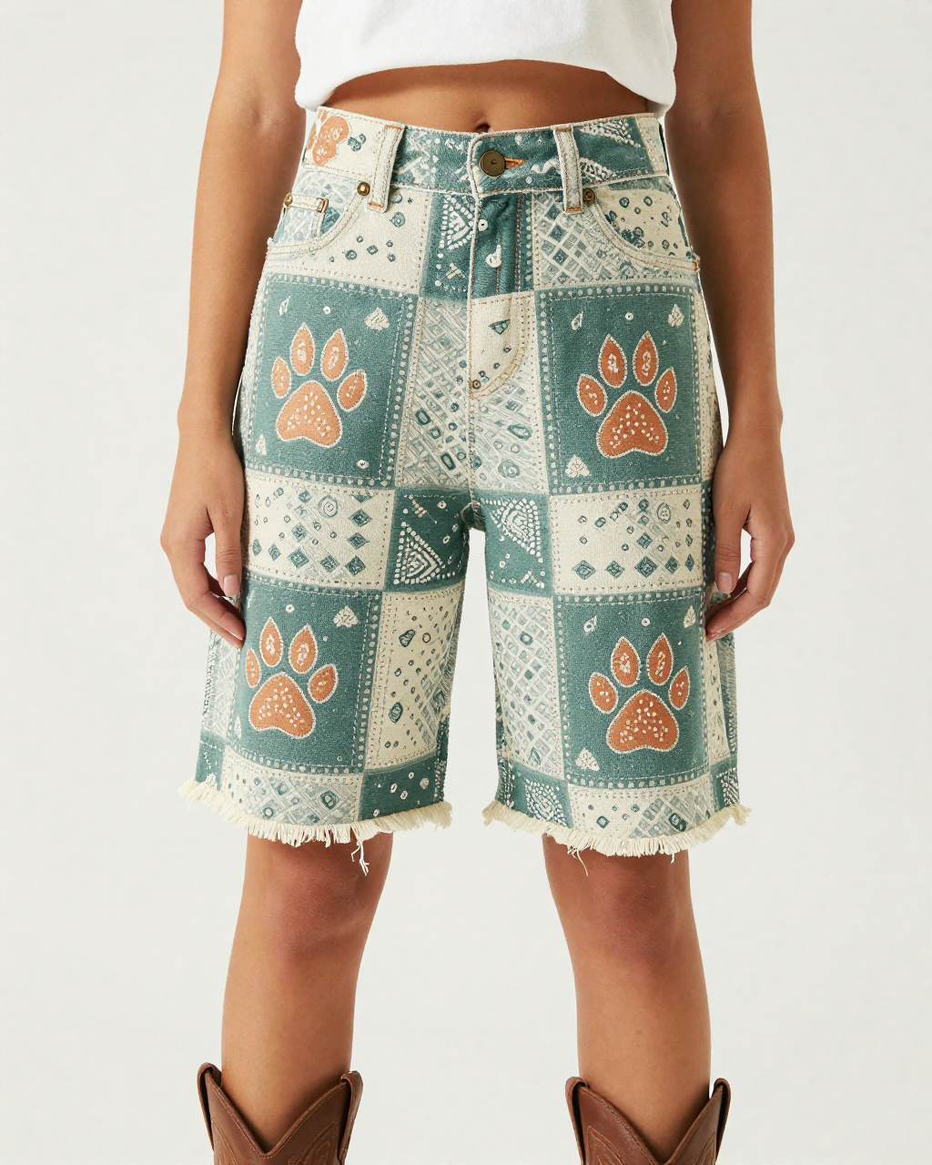 Copper Pine Bear Paw RB-BOT08 – Front View – Jessie – Ivory