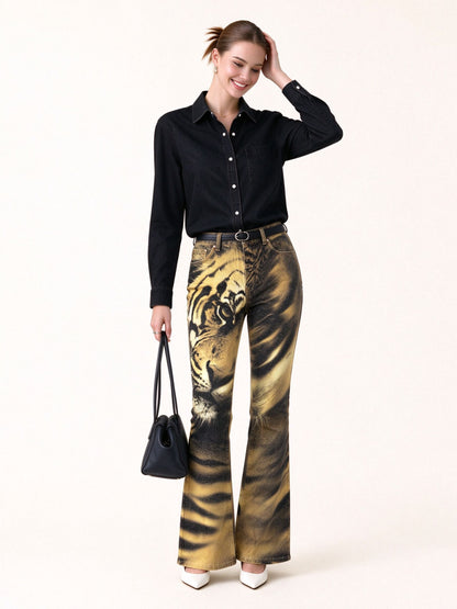 Gunsmoke Tiger Bootcut Jeans