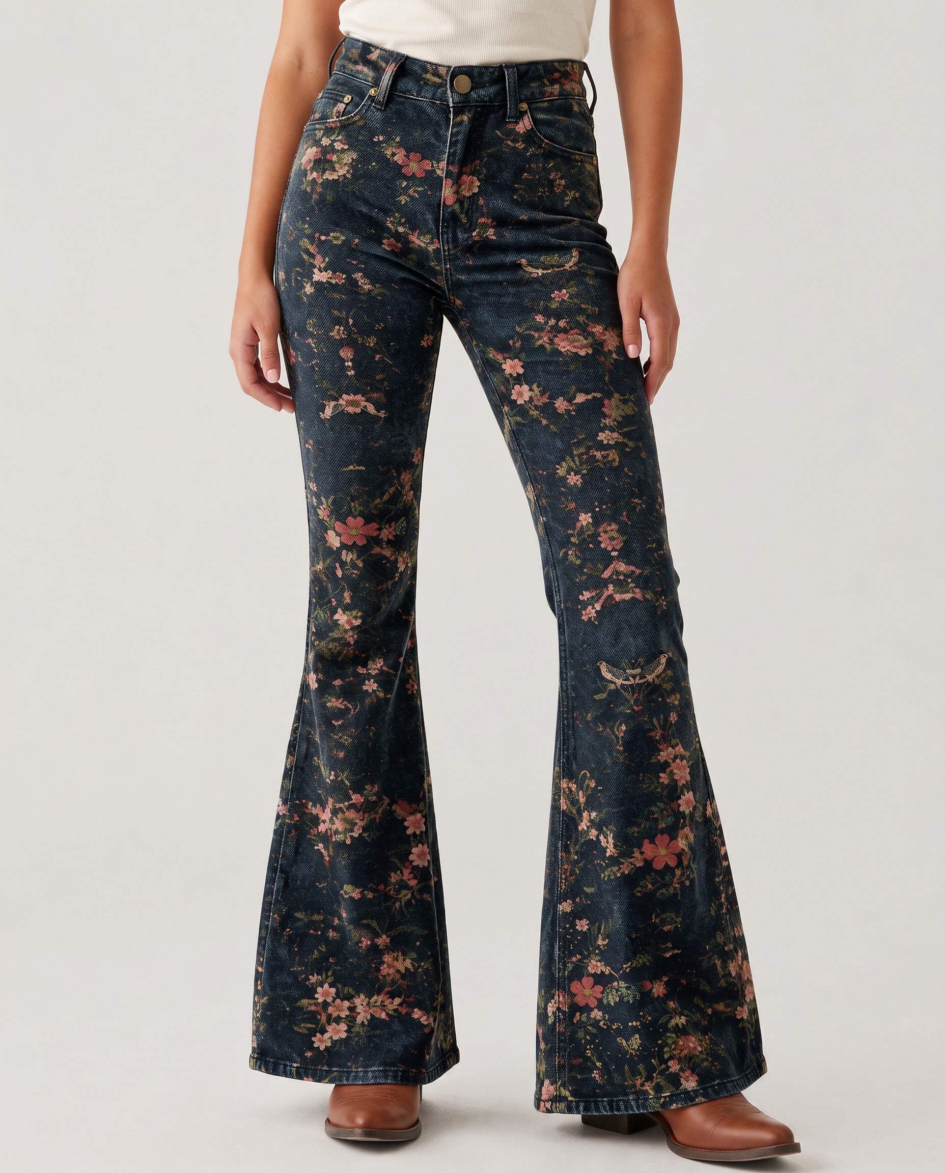 Wildflower Ridge RB-BOT04 – Front View – Riley – dark indigo