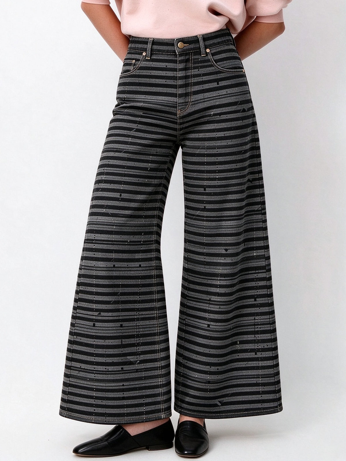 Midnight Trail Wide-Leg Jeans