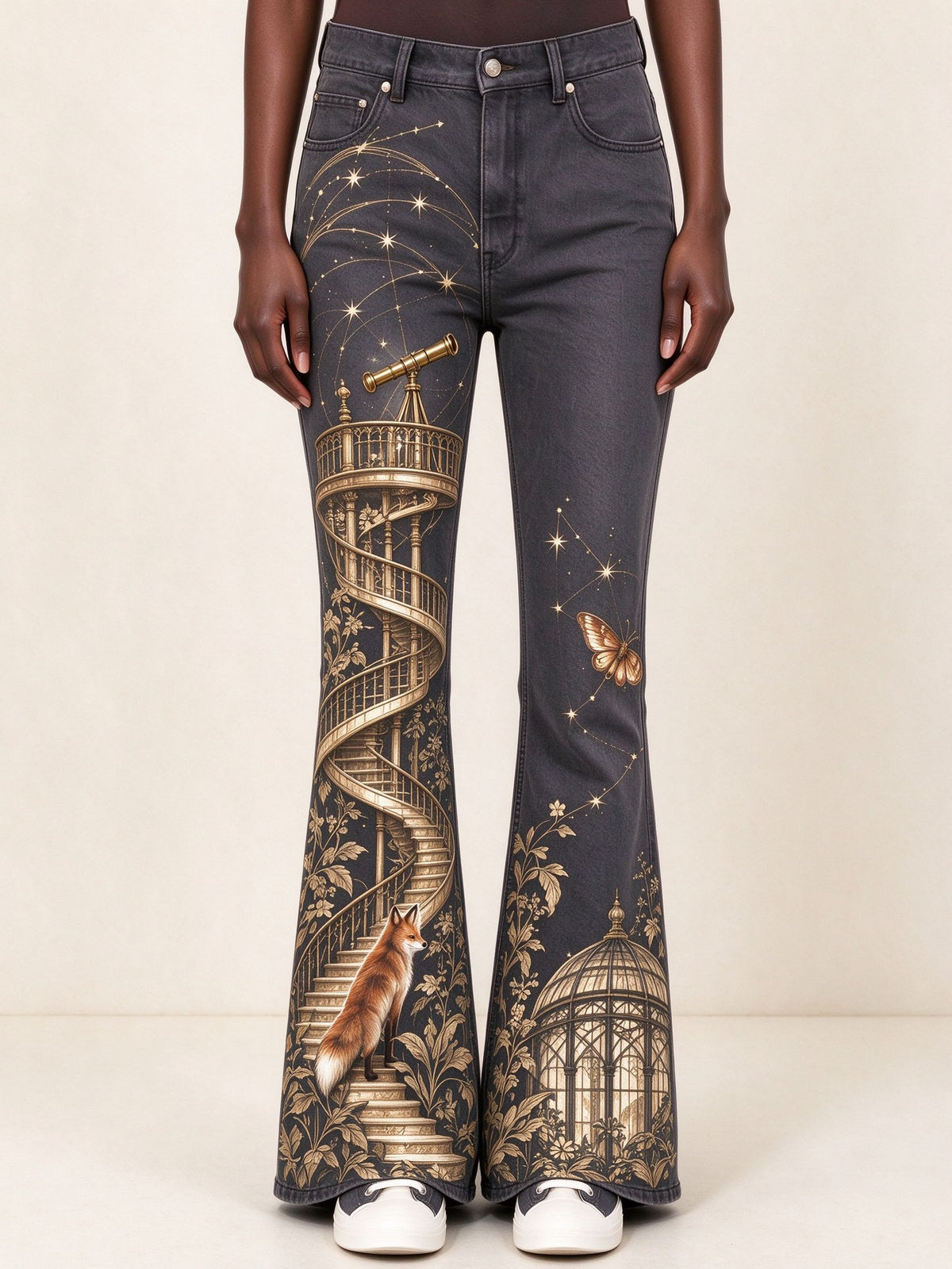 Midnight Frontier Flare Jeans
