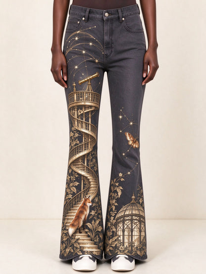 Midnight Frontier Flare Jeans