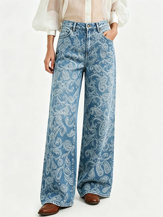 Prairie Whirl Denim RB-BOT05 – Front View – Riley – Denim Blue