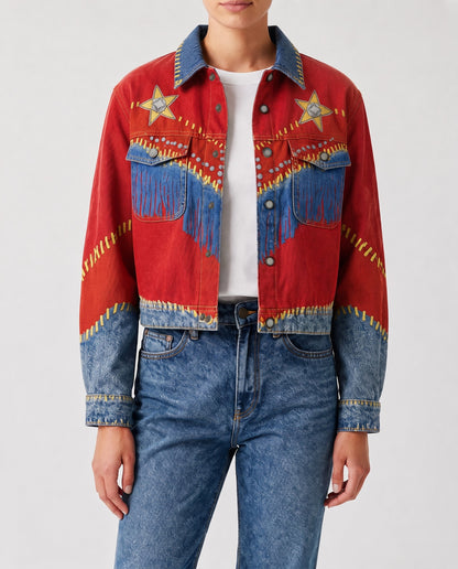 Starlight Ranger RB-JKT01 – Front View – Riley – Red, Blue