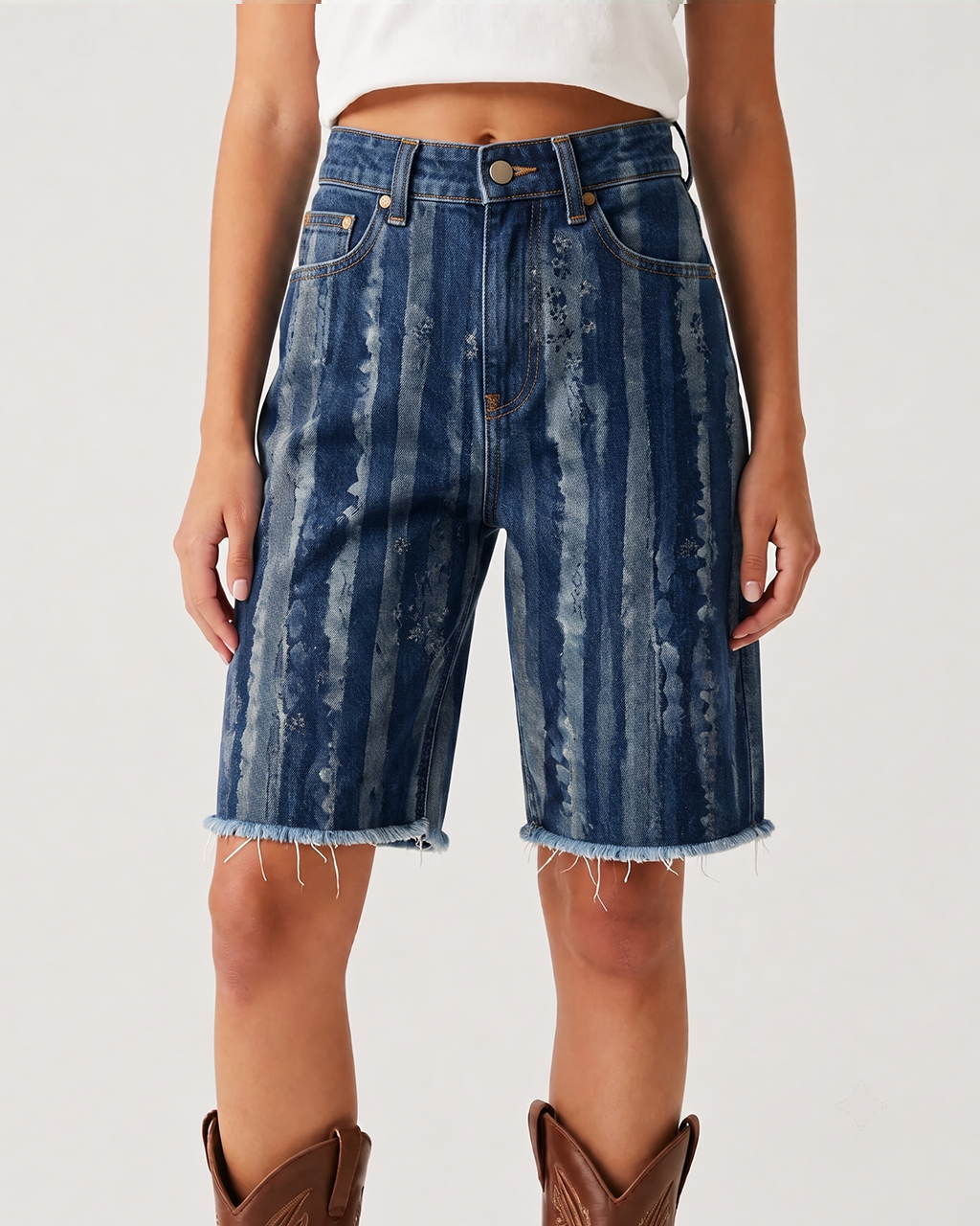 Desert Stripe RB-BOT08 – Front View – Riley – Medium Blue