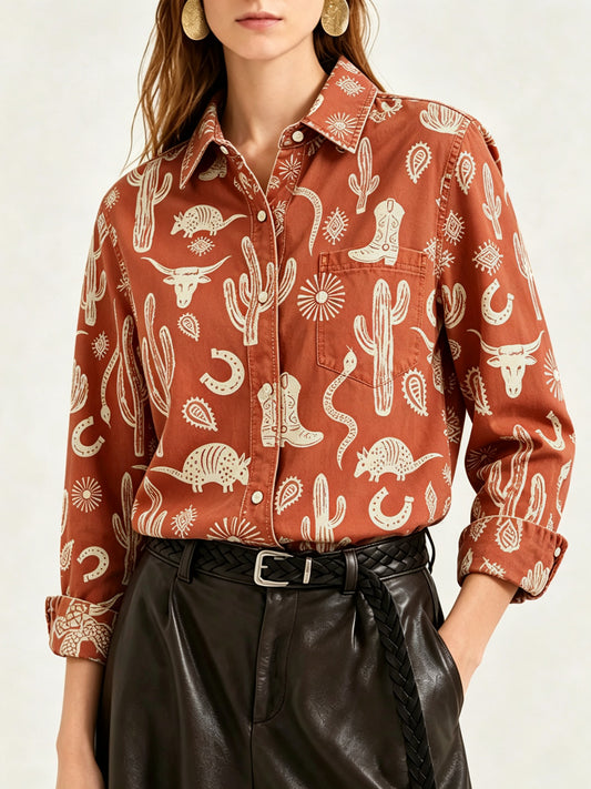 Desert Whispers RB-TOP16 – Front View – Riley – rust