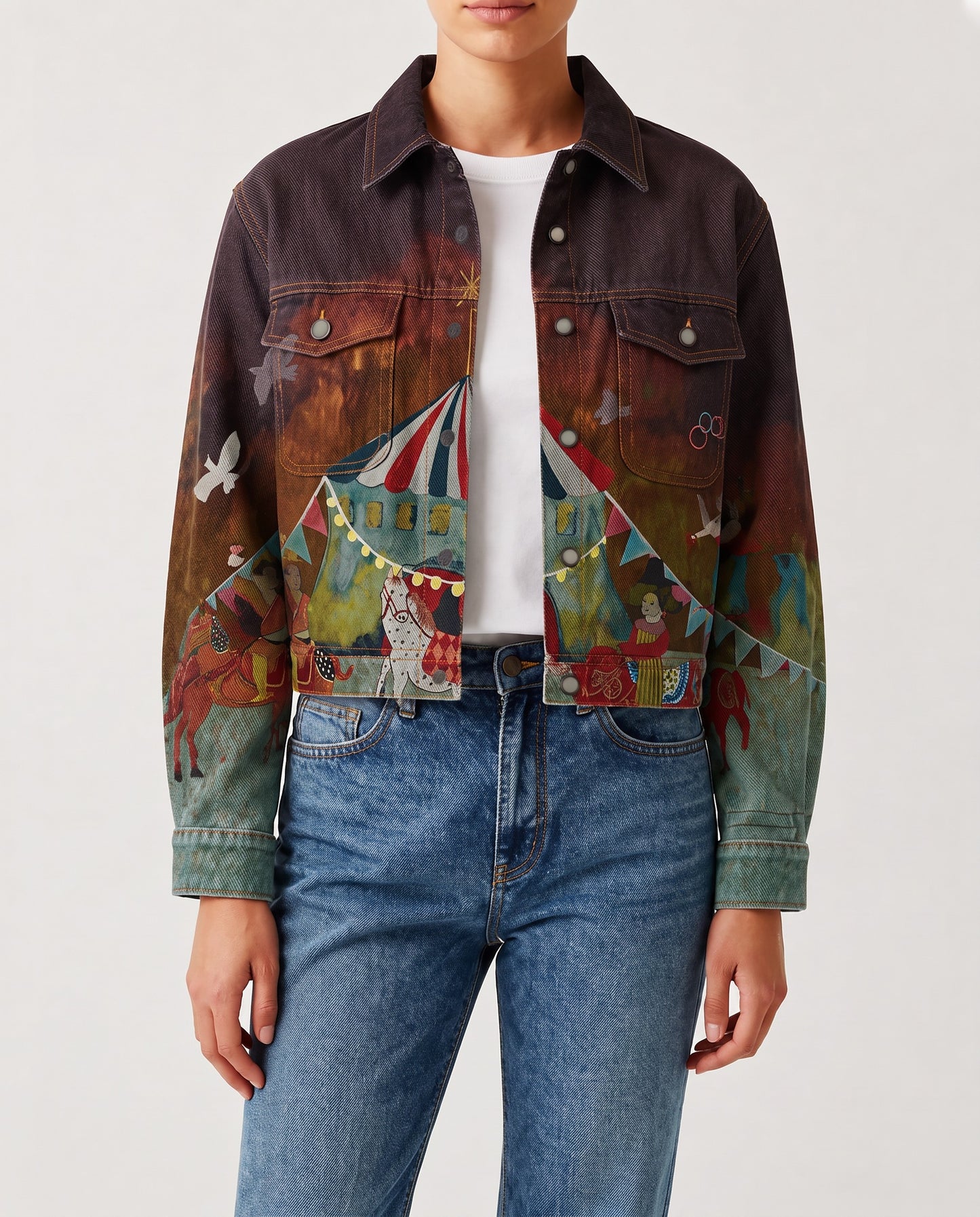 Carnival Outlaw RB-JKT01 – Front View – Riley – Brown, Teal