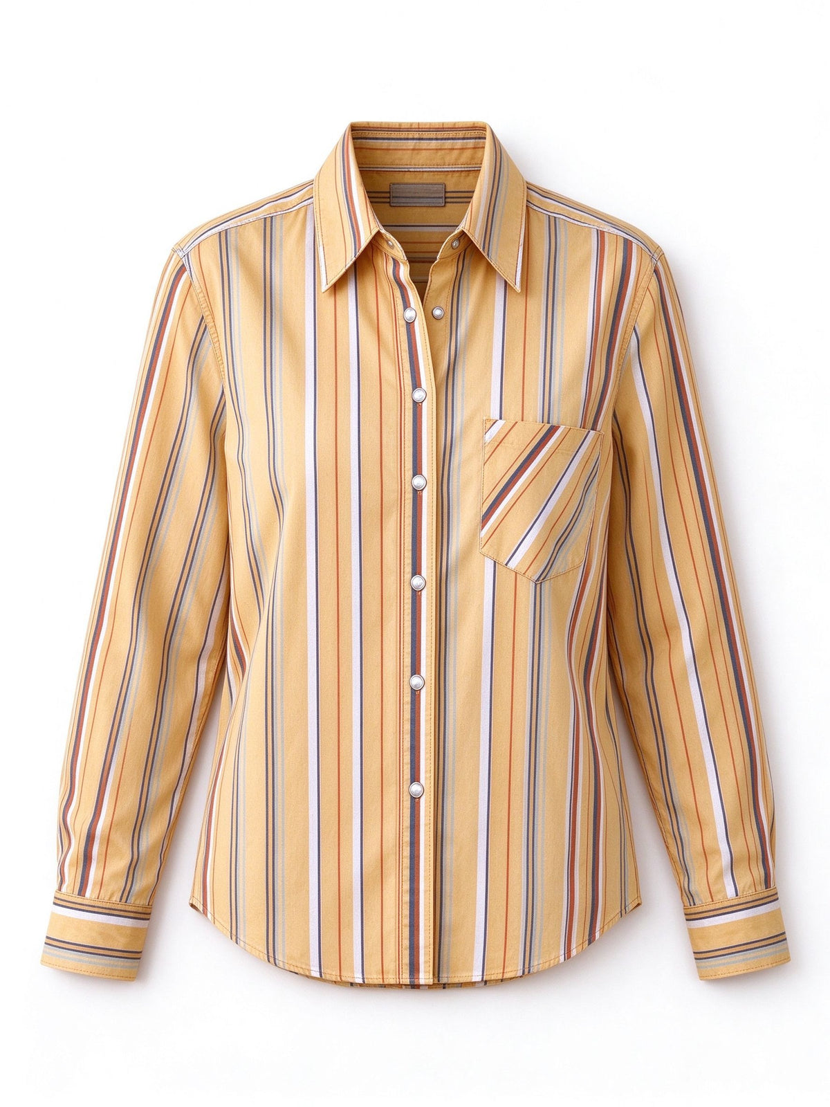 Prairie Dust Stripe Long Sleeve Denim Shirt
