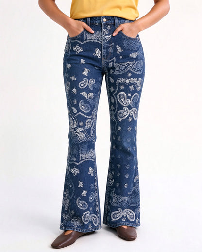 Bandana Trail Bootcut Jeans