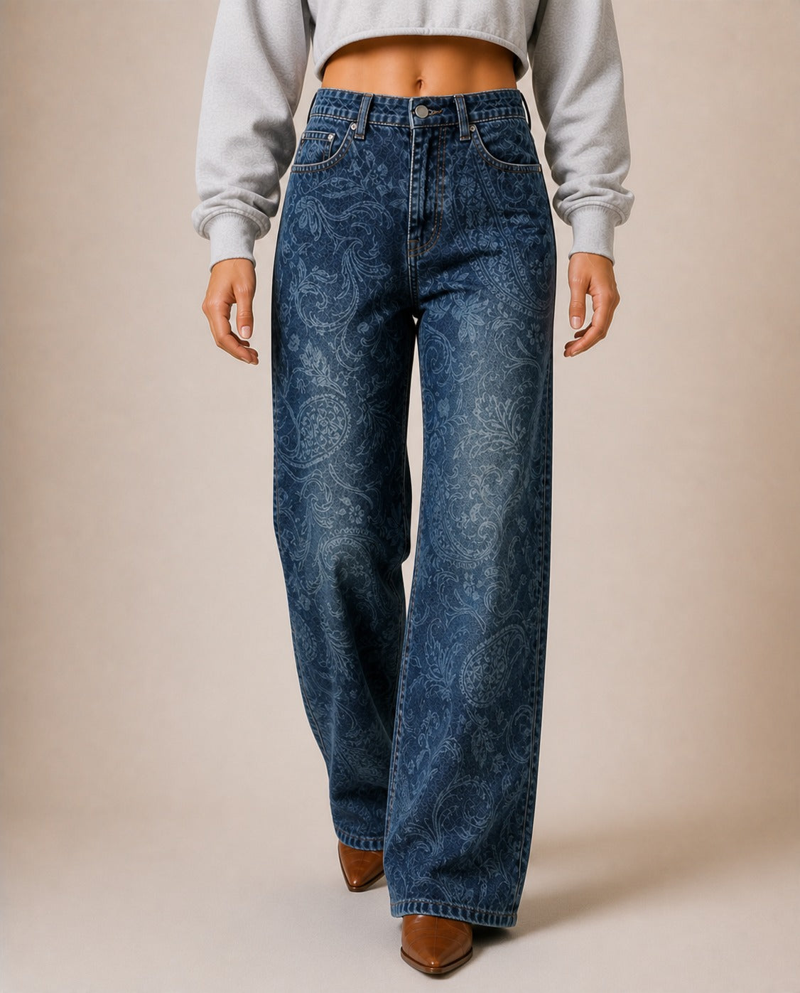 Prairie Sky RB-BOT05 – Front View – Riley – Indigo