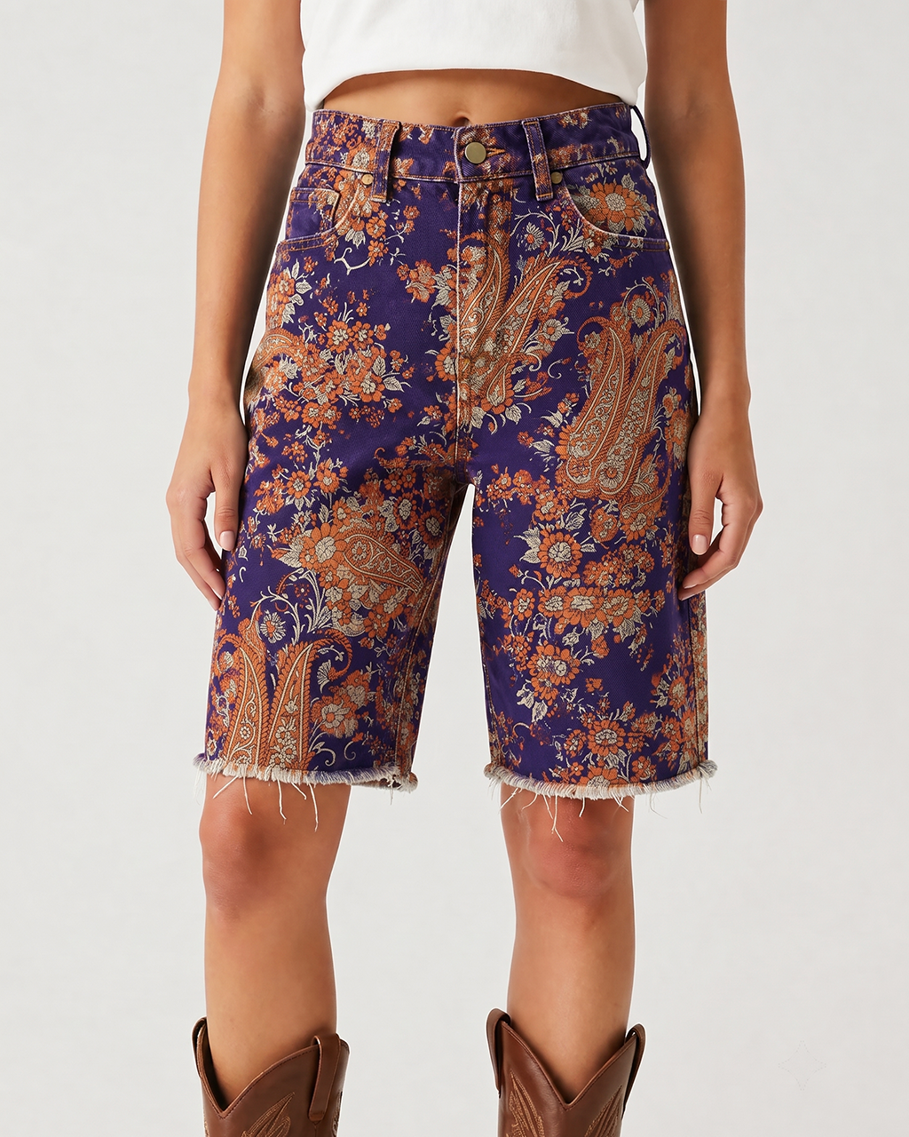 Paisley Prairie Deep RB-BOT08 – Front View – Riley – Deep Purple