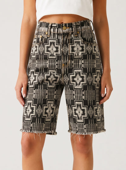 Badlands Weave RB-BOT08 – Front View – Riley – Black, Cream