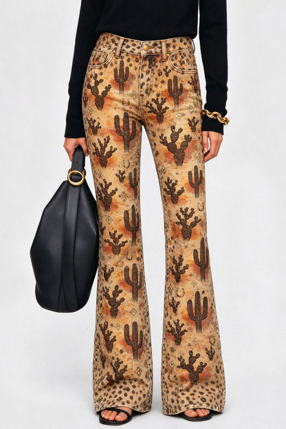 Desert Horseshoe Ranch Flare Jeans