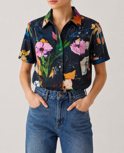 Cactus Mirage Navy RB-TOP15 – Front View – Riley – navy