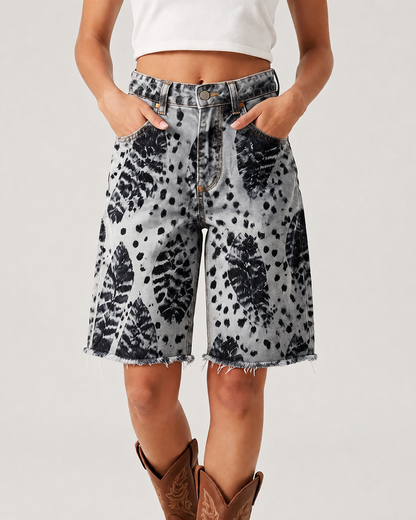 Canyon Leopard RB-BOT08 – Front View – Riley – Light Wash