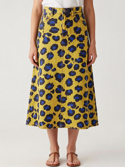 Sagebrush Mirage Mustard RB-SKT10 – Front View – Jessie – Mustard Yellow