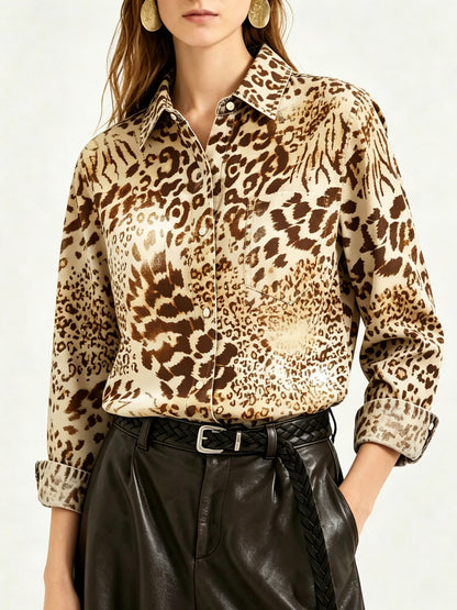 Sagebrush Safari RB-TOP16 – Front View – Riley – beige, brown