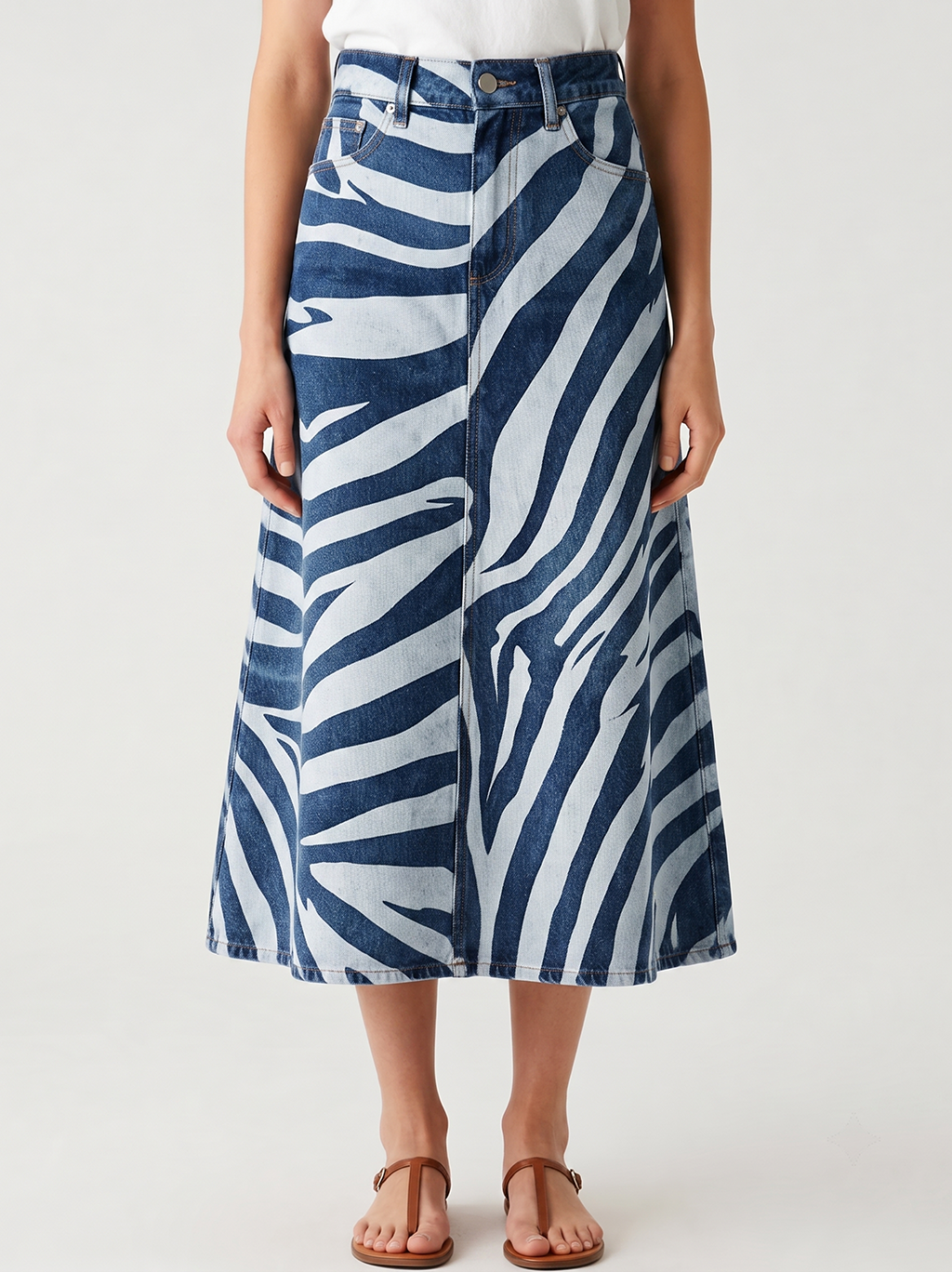 Zebra Ridge RB-SKT10 – Front View – Jessie – Denim Blue