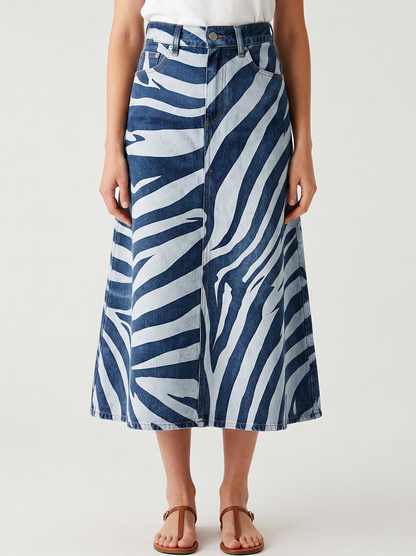 Zebra Ridge RB-SKT10 – Front View – Jessie – Denim Blue