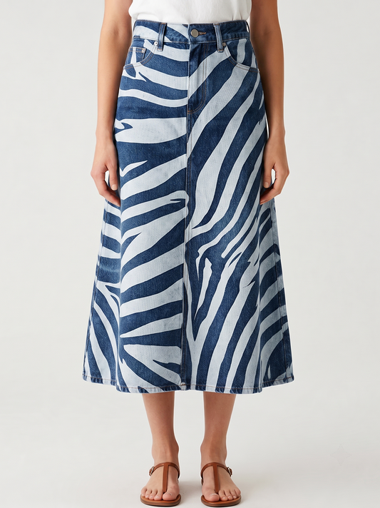 Zebra Ridge RB-SKT10 – Front View – Jessie – Denim Blue