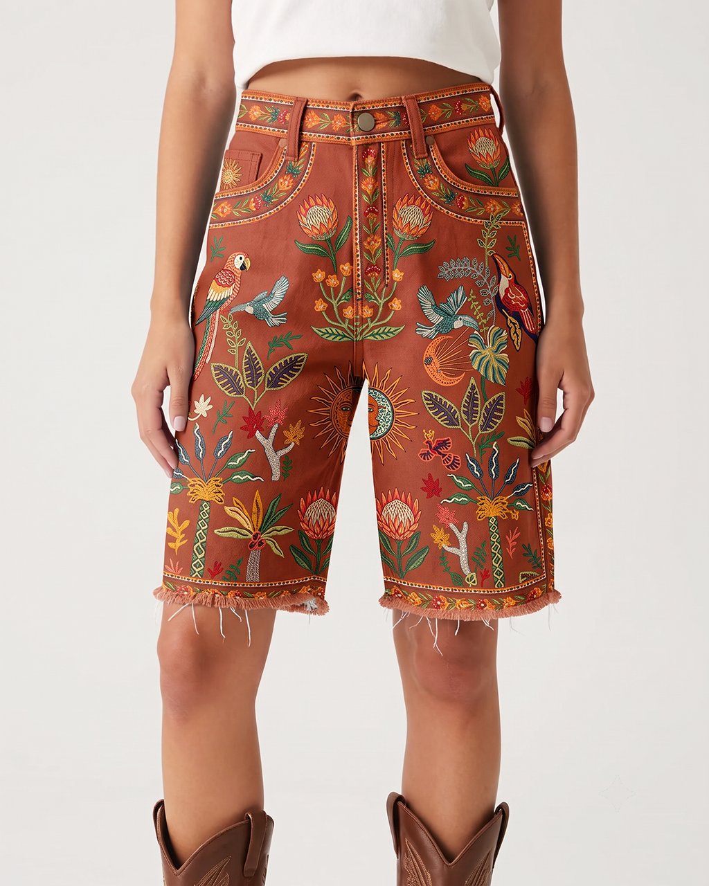 Desert Bloom Burnt RB-BOT08 – Front View – Riley – Burnt Orange