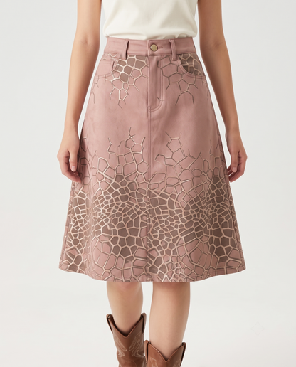 Pink Crackle RB-SKT03 – Front View – Jessie – Pink