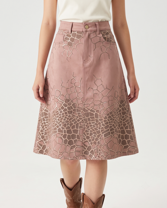 Pink Crackle RB-SKT03 – Front View – Jessie – Pink