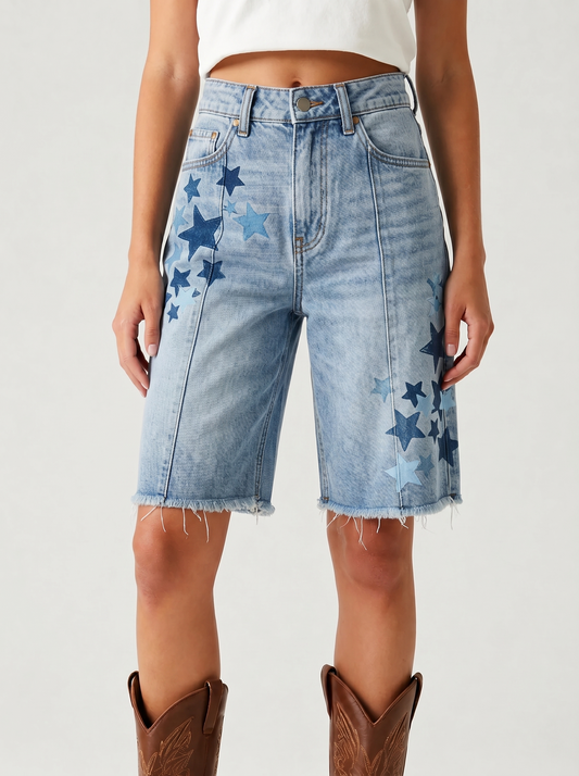 Heritage Floral RB-BOT23 – Front View – Riley – Medium Blue
