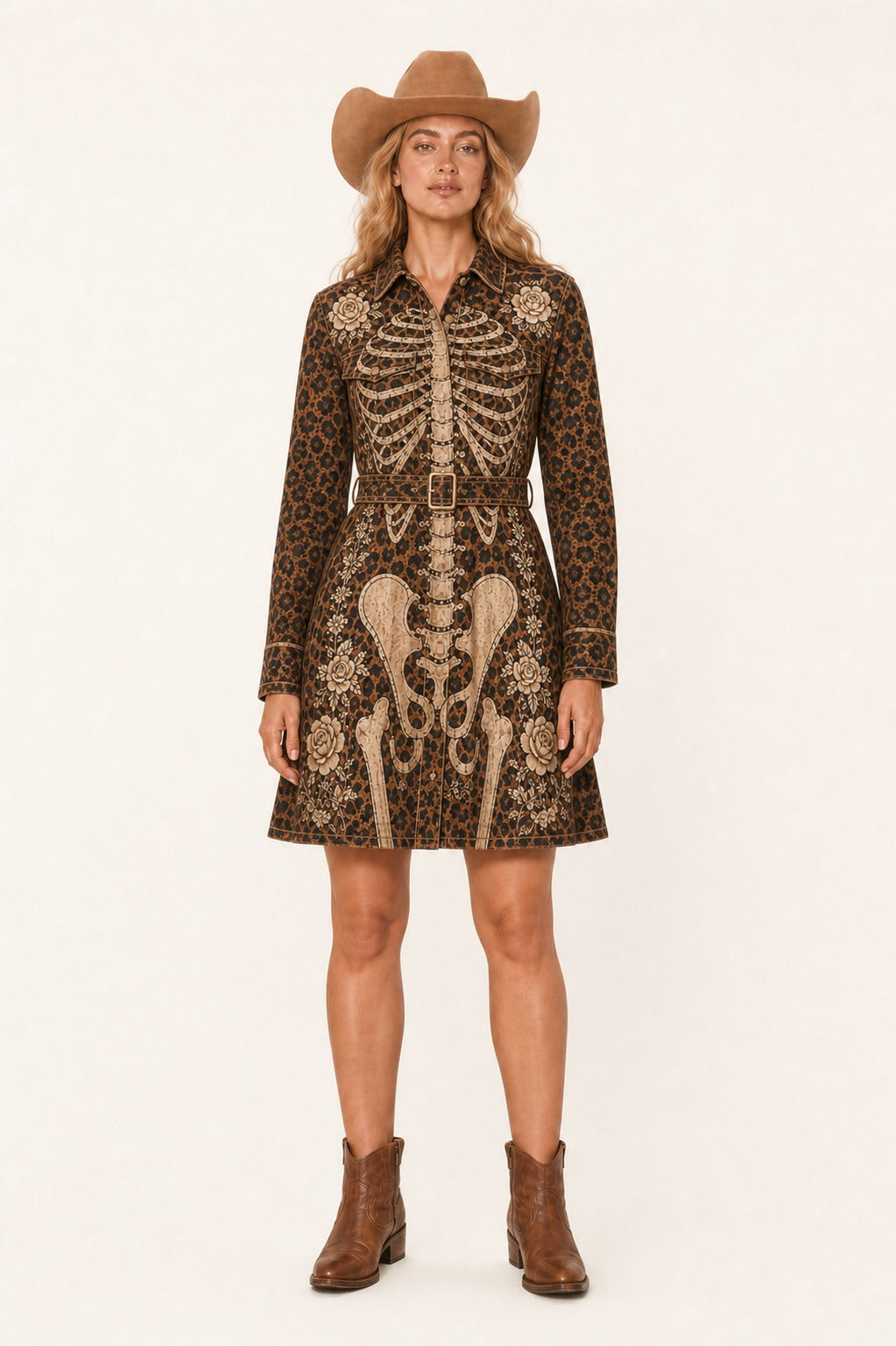 Bone & Bloom RB-DRS12 – Front View – Riley – brown