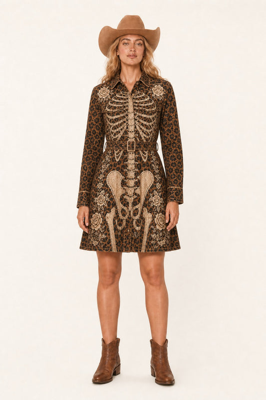 Bone & Bloom RB-DRS12 – Front View – Riley – brown