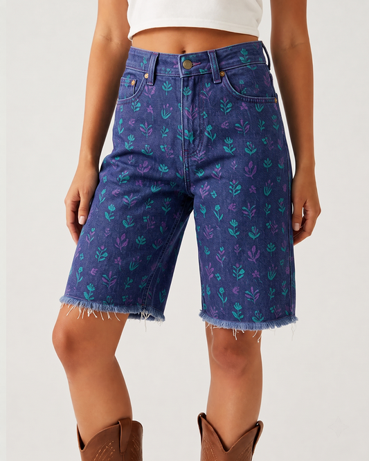 Prairie Bloom RB-BOT08 – Front View – Riley – Dark Indigo