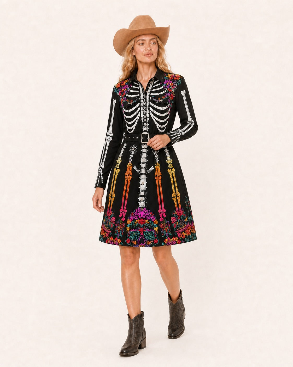 Boneyard Bloom RB-DRS12 – Front View – Riley – Black