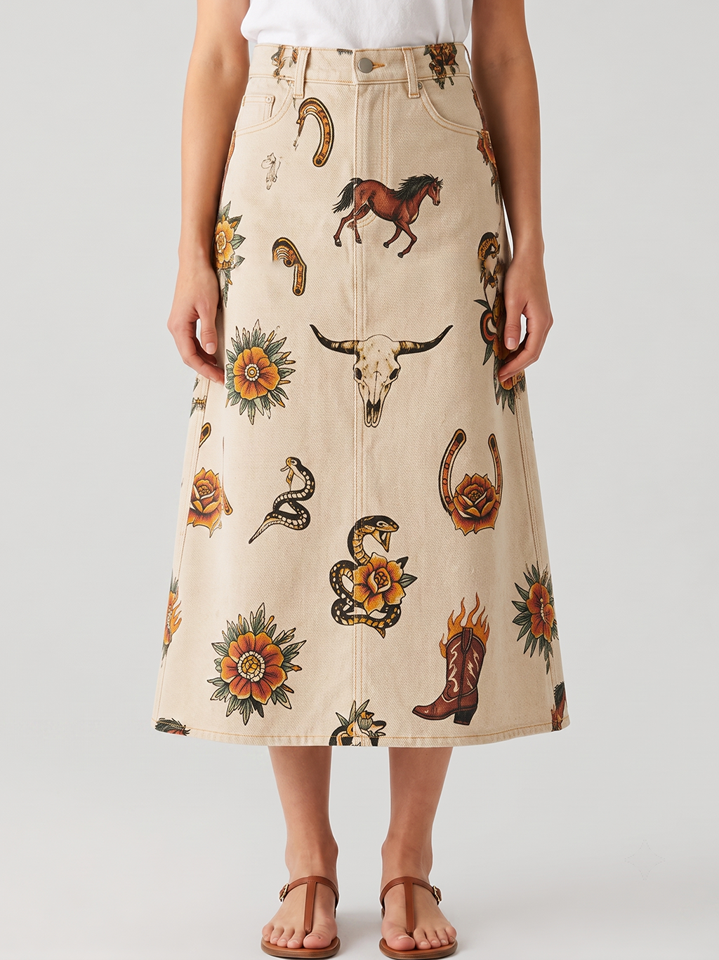 Sagebrush Serpent RB-SKT10 – Front View – Jessie – beige