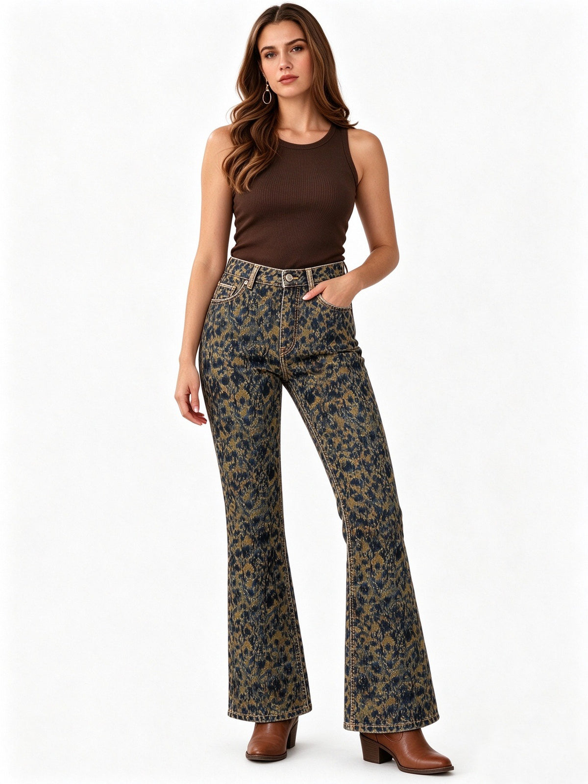 Cactus Paisley Ridge Bootcut Jeans