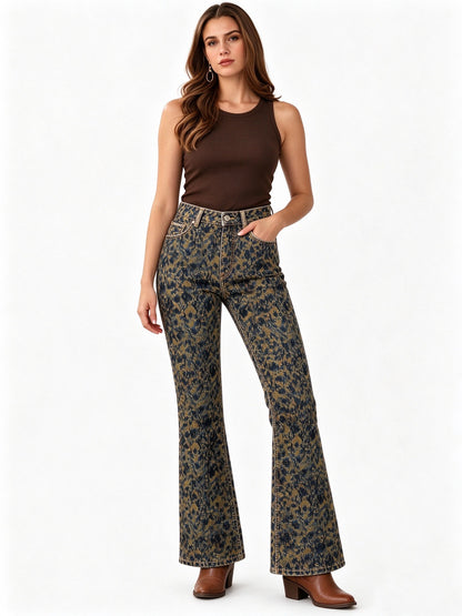 Cactus Paisley Ridge Bootcut Jeans