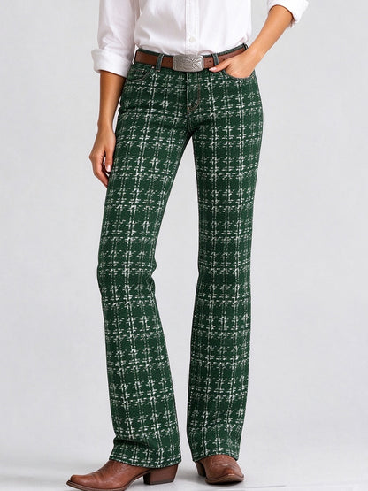 Mesquite Aztec Trail Low-Rise Bootcut Jeans