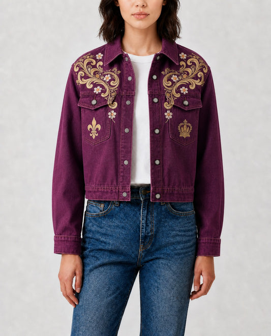 Prairie Queen RB-JKT01 – Front View – Riley – purple