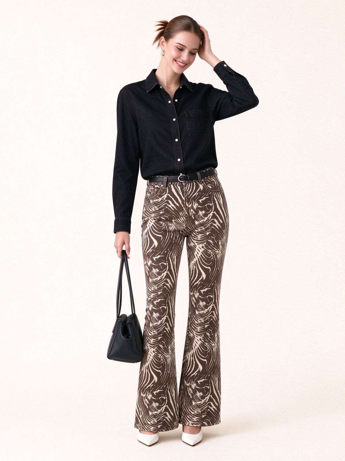 Sunset Paisley Bootcut Jeans