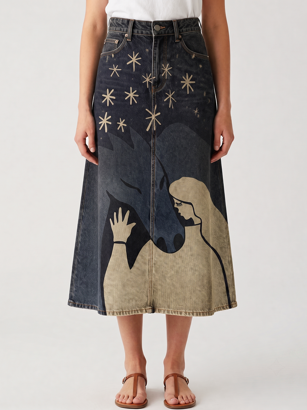 Stellar Sage RB-SKT10 – Front View – Jessie – indigo