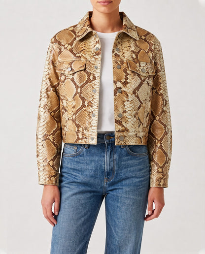 Desert Viper RB-JKT01 – Front View – Riley – Denim